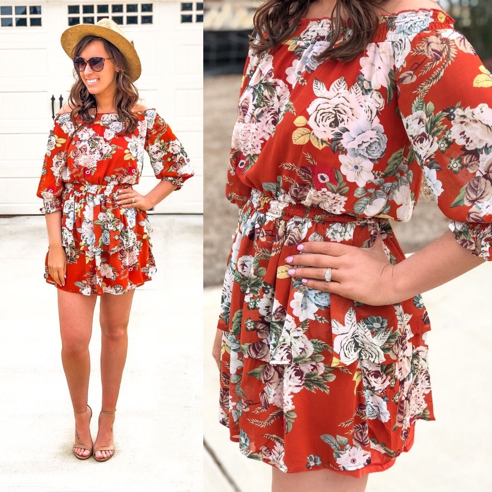 Off the Shoulder Mini Dress